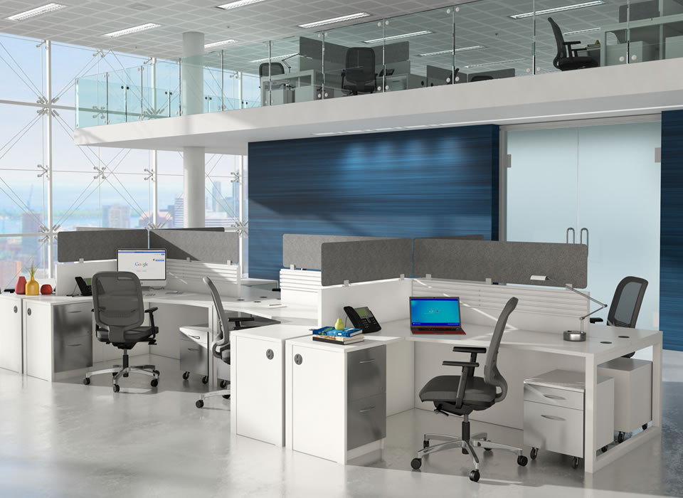Stackers Cubicle Extender Panels Desk Privacy Solutions