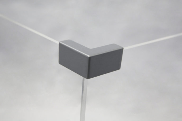 90° Acrylic and EchoScape Panel Connectors Workstation Dividers