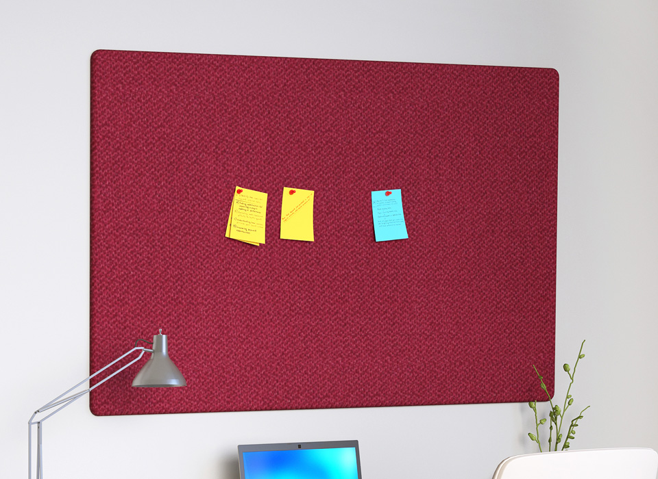 Wall Mounted Fabric Tackboards Unframed Tackboard Office Tack Board