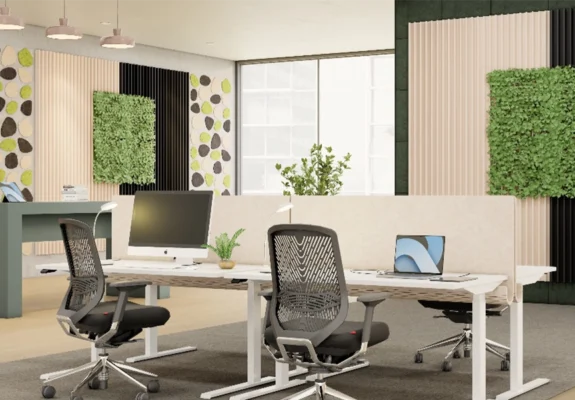 Quiet, Please: Acoustic Desk Divider Panels 101 - 