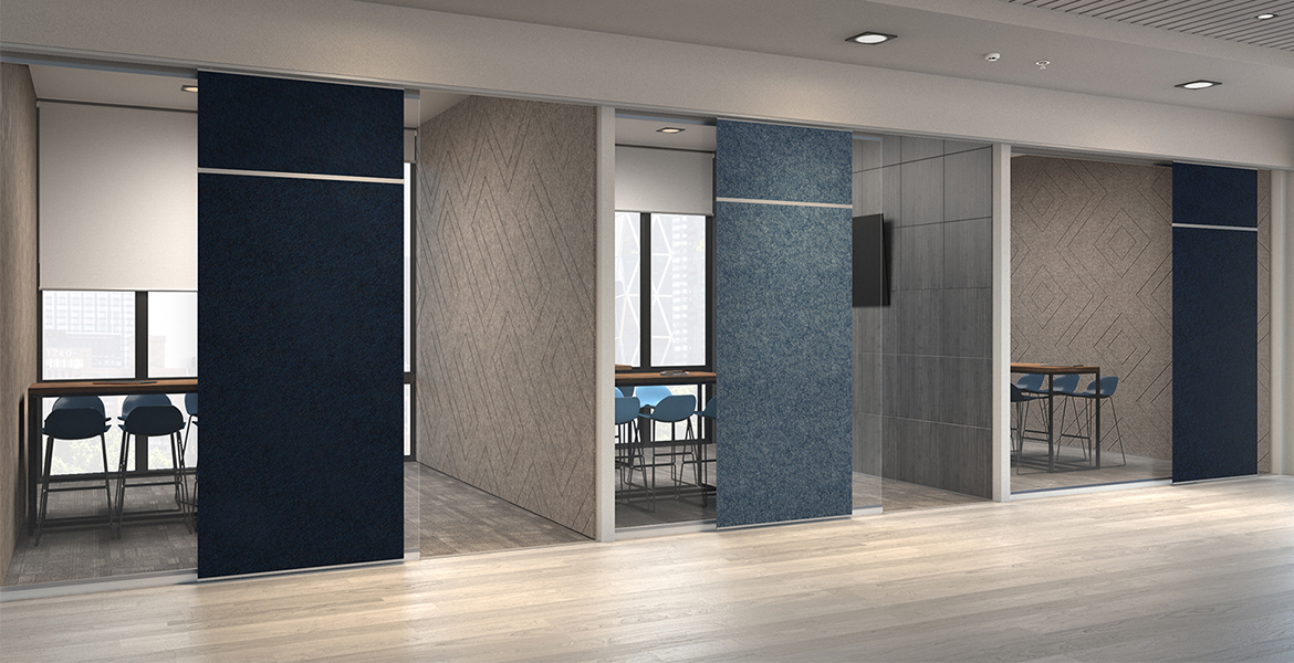 What Sliding Acoustic Panels Can Do for Your Workplace - MergeWorks - Acoustic Solutions