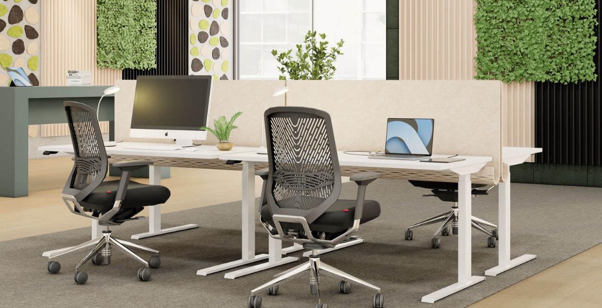 How Acoustic Desk Dividers Can Reduce Employee Fatigue - MergeWorks - Acoustic Solutions